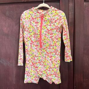 Old Navy Floral Pink Rashguard